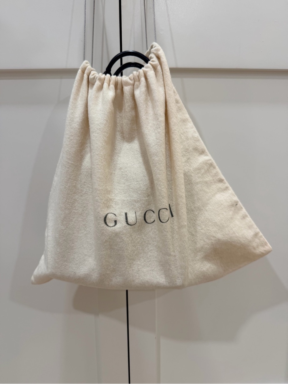Gucci Top Handle Bag in Black Nylon + Dust Bag & Bee (Novelty) Scarf❣️ - Picture 12 of 16